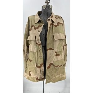 Propper the brand that’s battle tested authentic camo military shacket/jacket L